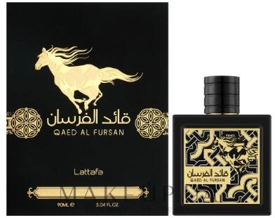 Woda perfumowana unisex Lattafa Qaed Al Fursan 90 ml (6291107455365)