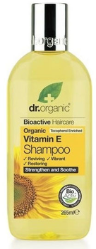Шампунь Dr. Organic Vitamin E Shampoo відновлювальний і регенеруючий для тонкого волосся 265 мл (5060176670990)