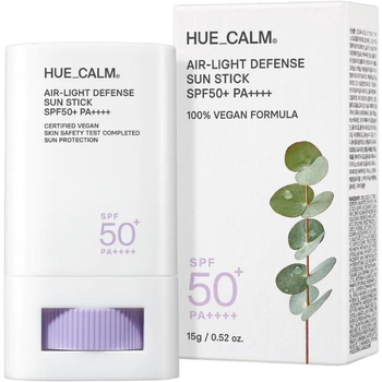 Sztyft do twarzy Hue Calm Vegan Air-Light Defense Sun Stick SPF50+ PA++++ przeciwsłoneczny 15 g (8809785760268)
