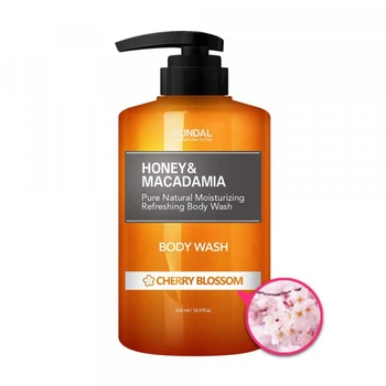 Гель для душа Цветущая вишня Kundal Honey and Macadamia Body Wash Cherry Blossom 500ml