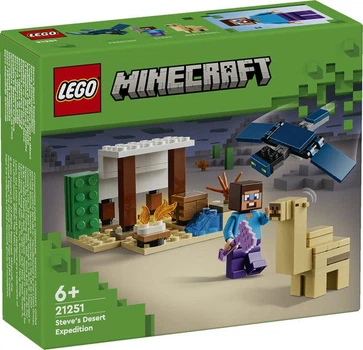 Конструктор Lego Minecraft Экспедиция Стива в пустыню 21251