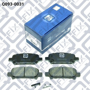 Тормозные колодки Q-fix Q0930031 Subaru Impreza, Legacy, Forester, Outback 26696AF000, 26696AE080, 26696AE040