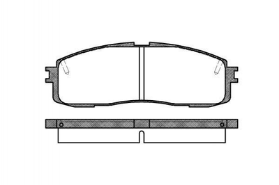 Гальмівні колодки ROADHOUSE 2199.10 Toyota Celica 0446614010, 0446614030, 0446622040