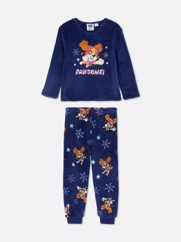 Пижама (кофта+штаны) плюшевая синяя Щенячий патруль Paw Patrol 122см (400094047)