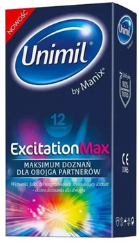 Презервативи Unimil Excitation Max 12 шт (5011831095726)