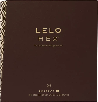 Презервативи Lelo Hex Respect XL 36 шт (7350075025020)