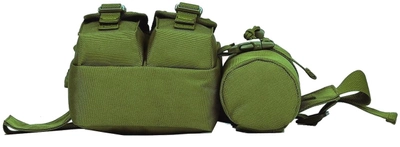 Тактическая поясная, набедренная сумка Edibazzar 15х18х6,5 см (sum0023914) Хаки