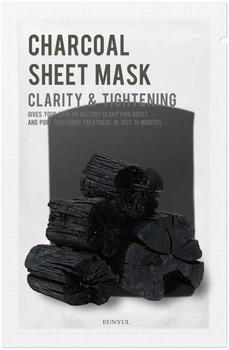 Маска тканинна Eunyul Sheet Mask очищуюча з вугіллям 22 мл (8809435408588)