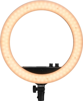 Кільцева лампа зі штативом NanLite Halo 14 Bicolor 14in LED Ring Light Complete Kit with Light Stand (12-2023)