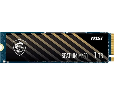 Накопичувач SSD 1TB MSI Spatium M450 M.2 2280 PCIe 4.0 x4 NVMe 3D NAND TLC (S78-440L980-P83)