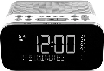 Настільний годинник-будильник Pure Siesta S6 White (151853) (759454518530)