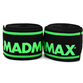Бінти на коліна Non slide & slip knee wraps 2 м Mad Max Зелений 000254586