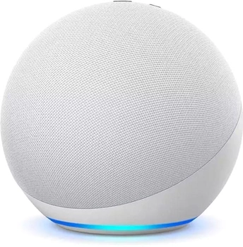 Портативна колонка Amazon Echo 4 Smart Speaker White (B085FXGP5W)