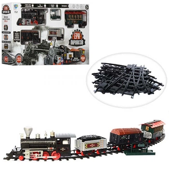 Игрушечная железная дорога Limo Toy 701831(железная дорога, локомотив и вагоны) длина путей 650 см Пластик