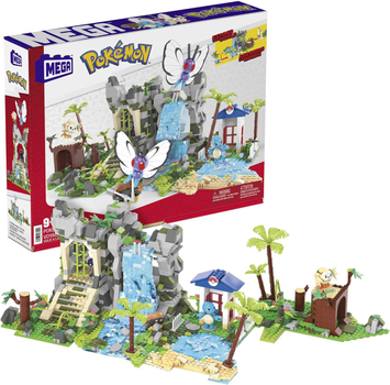 Klocki konstrukcyjne Mattel Mega Pokemon The Great Jungle Goda 1362 elementy (194735073092)