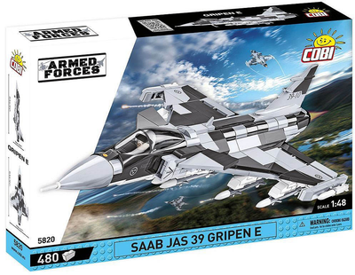 Конструктор Cobi Armed Forces SAAB Jas 39 Gripen E 480 деталей (5902251058203)