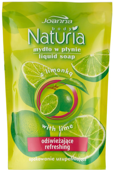 Mydło w płynie Joanna Naturia Body opakowanie uzupełniające z limonką 300 ml (5901018004163)