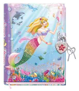 Блокнот на замку Pulio Pecoware Mermaid (5907543774151)