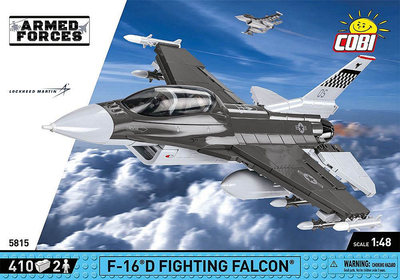 Konstruktor Cobi F-16D Fighting Falcon 410 elementów (5902251058159)