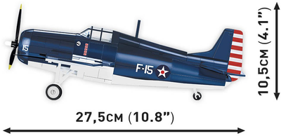 Конструктор Cobi Historical Collection World War II F4F Wildcat 375 деталей (5902251057312)