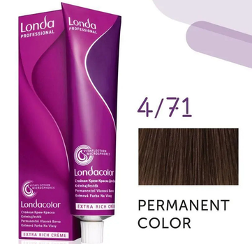 Farba do włosów Londa Professional Permanent Color Creme Extra Rich permanentna 4.71 60 ml (4064666216492)