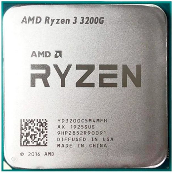 Процессор AMD AM4 Ryzen 3 3200G (3.6GHz 4 Core 4Mb Radeon Vega 8) Tray