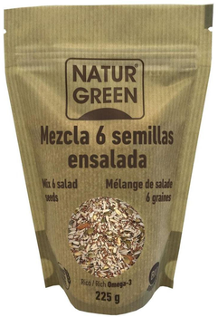 Суміш насіння NaturGreen Organic Mix 6 Seeds 225 г (8436542191876)