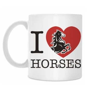 Чашка з принтом : I love horses! Люблю коней! RT111123643
