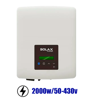 SOLAX Сетевой однофазный инвертор PROSOLAX Х1-2.0-S-D мощностью -2000 Вт