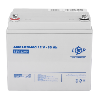 Аккумулятор мультигелевый AGM LPM-MG 12 - 33 AH для TESLA