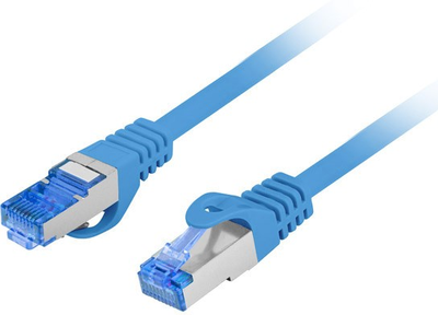 Patchcord Lanberg S/FTP Cat 6a 2 m Blue (5901969424836)