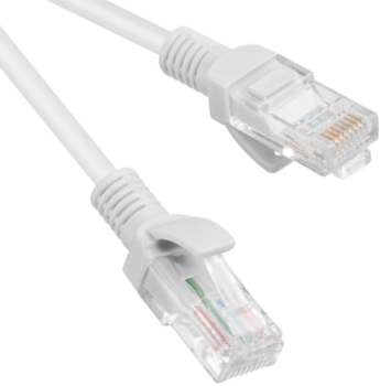 Patchcord Lanberg UTP Cat 5e 20 m White (5901969421118)