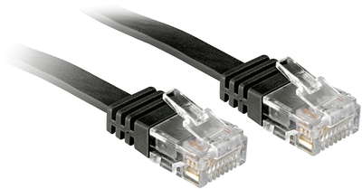 Patchcord Lindy Cat 6 U/UTP 1 m Black (4002888480772)