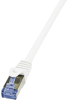 Патч-корд LogiLink Cat 6a S/FTP 7.5 м White (4052792020243)