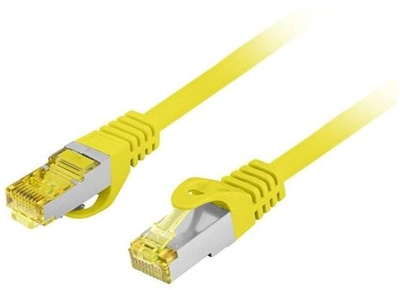 Патч-корд LogiLink Cat 6a S/FTP 3 м Yellow (4052792020670)