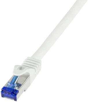 Патч-корд LogiLink Cat 6a S/FTP Ultraflex 30 м White (4052792055740)