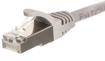 Патч-корд Netrack Cat 6 S/FTP 0.25 м Grey (5908268778493)