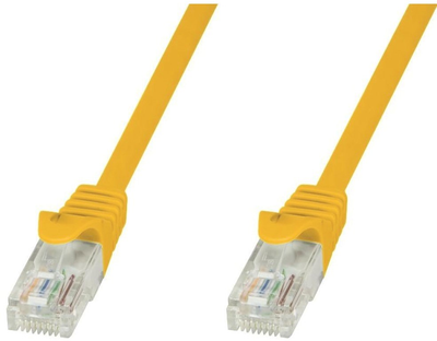 Патч-корд TechlyPro Cat 5e UTP 0.25 м Yellow (80545290292351