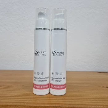 Набор Smart4Derma redness correct успокаивающая маска + дневной крем
