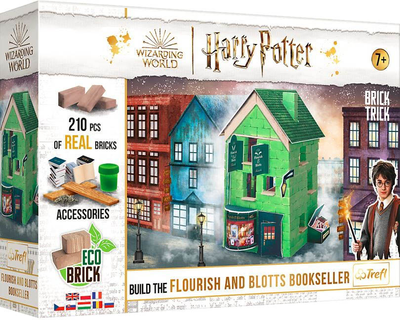 Конструктор Trefl Brick Trick Flourish and Blotts Bookseller Harry Potter 210 деталей (5900511616835)