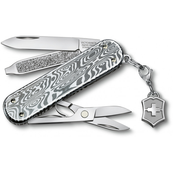 Швейцарский нож Victorinox CLASSIC SD Brilliant Damast 58мм/5 функций