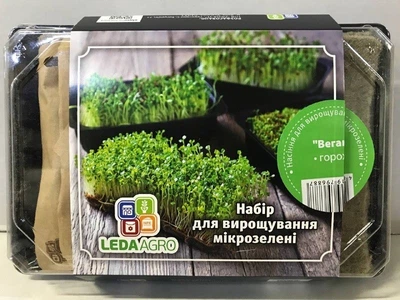 Набір мікрозелені Веган, горох Leda Agro