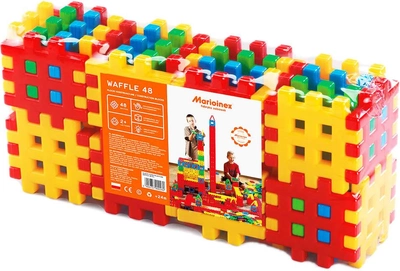Конструктор Marioinex Waffle Будівельні блоки Куб 48 деталей (5903033900260)