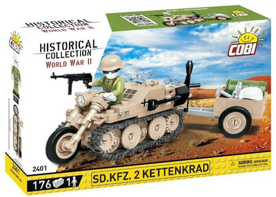 Konstruktor Cobi Historical Collection World War II SD KFZ 2 Kettenkrad 176 elementów (5902251024017)