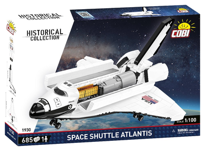 Konstruktor Cobi Historical Collection Space Shuttle Atlantis 685 elementów (5902251019303)