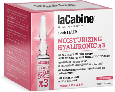 Ampułki do włosów La Cabine Moisturizing Hyaluronic x3 7 x 5 ml (8435534409968)