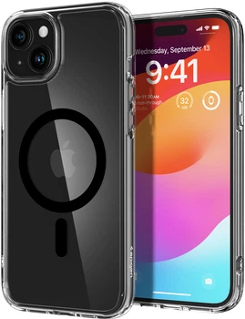 Etui Spigen Ultra Hybrid MagFit dla Apple iPhone 15 Plus Czarny (ACS06661)