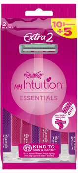 Zestaw maszynek do golenia Wilkinson My Intuition Extra2 Essentials dla kobiet 15 szt (4027800321704)