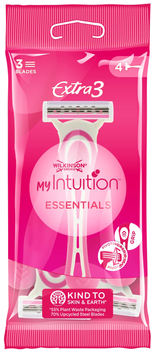Zestaw maszynek do golenia Wilkinson My Intuition Extra3 Essentials dla kobiet 4 szt (4027800320301)