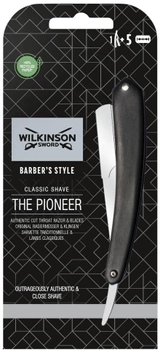 Wilkinson Barber's Style The Pioneer brzytwa do golenia + 5 żyletek (4027800211203)